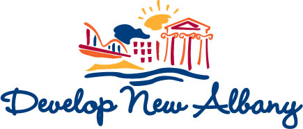 Develop New Albany logo white background